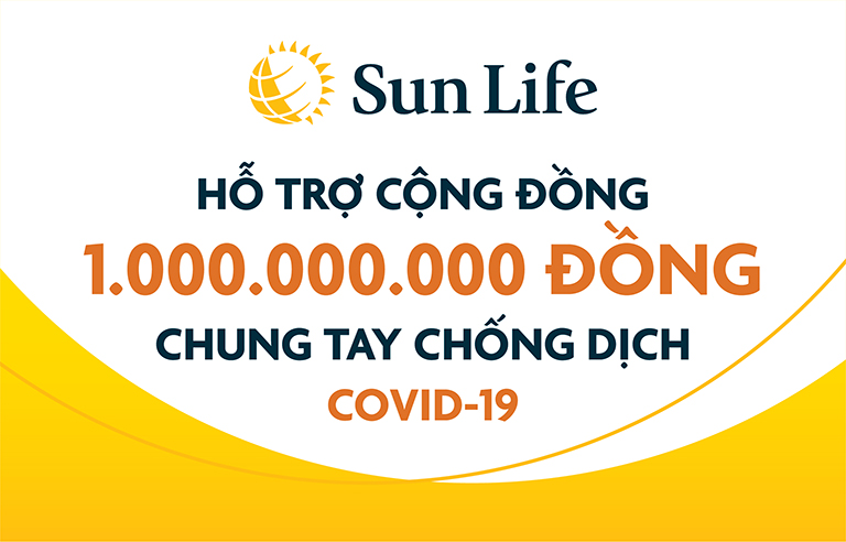 Bảo hiểm nhân thọ Sun Life Việt Nam đóng góp 1 tỷ đồng vào công tác phòng chống dịch COVID-19