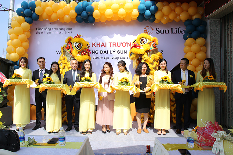 Bảo hiểm Nhân thọ Sun Life Việt Nam khai trương văn phòng tổng đại lý tại Vũng Tàu