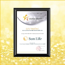 Các giải thưởng của bảo hiểm nhân thọ Sun Life Việt Nam