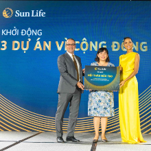 Đại sứ thương hiệu Bảo hiểm Nhân thọ Sun Life Việt Nam truyền cảm hứng tích cực cho cộng đồng